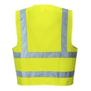 
Gilet Double Bande Orange Baudrier et Double ceinture  Jaune- Portwest