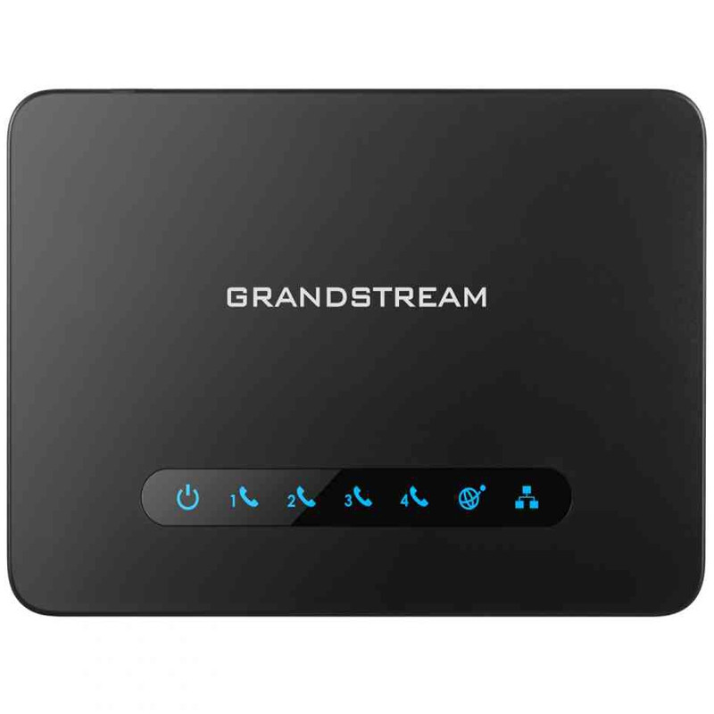 Grandstream HT814 : Puissant ATA à 4 ports FXS avec routeur NAT Gigabit.