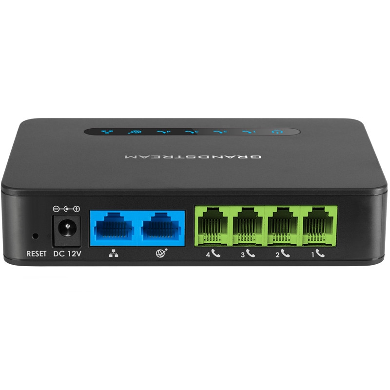 Grandstream HT814 : Puissant ATA à 4 ports FXS avec routeur NAT Gigabit.