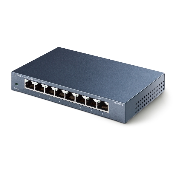 Switch de bureau TP-Link 9 ports 10/100 Mbps avec 8 ports PoE+