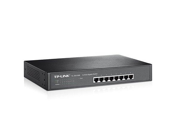 Switch de bureau TP-Link 9 ports 10/100 Mbps avec 8 ports PoE+