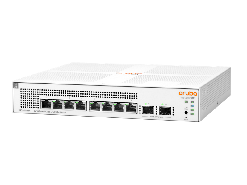 Commutateur Aruba Instant On 1930 8G Classe 4 PoE 2SFP 124 W