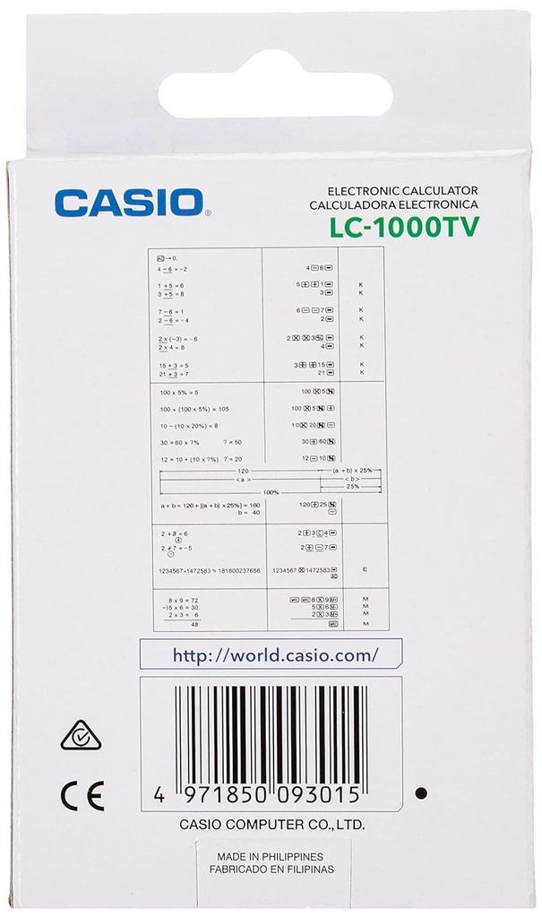 Calculatrice Casio LC-1000TV