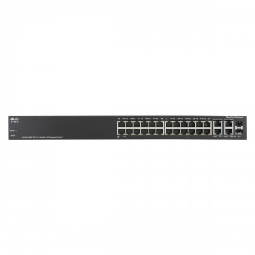 Switch SG300-28MP 28  ports Gigabit Max-PoE, géré, avec kit de montage