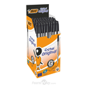 Boite 50 Stylo Bic Cristal Original NOIR