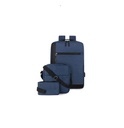 Cartable 3 Pieces GAOOBA Bleu