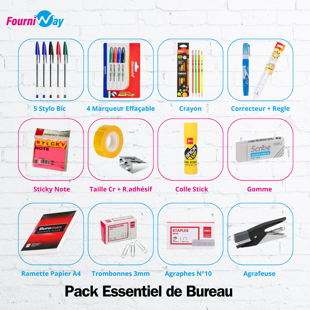 [KITF1] Pack Essentiel de Bureau