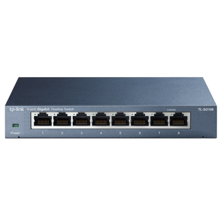 [TL-SG108] Switch de bureau Tplink 8 ports Gigabit - Boîtier métal