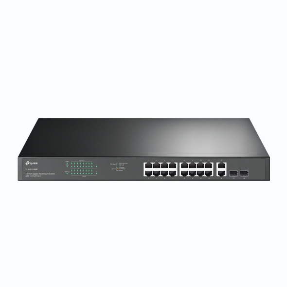 [TL-SG1218MP] Switch Tplink 18 ports Gigabit rackable avec 16 PoE+