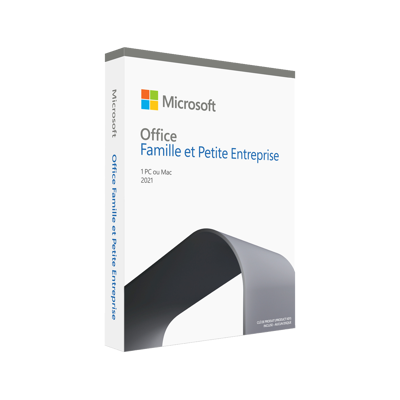 Licence Microsoft Office Famille & Petite Entreprise 2021 Français