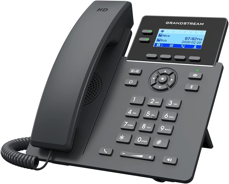 Téléphone IP Grandstream GRP2602 / GRP2602P à 2 lignes
