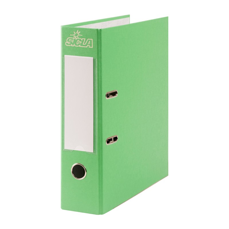 Classeur A Levier Simili Cuir Vert 32X28cm 8cm