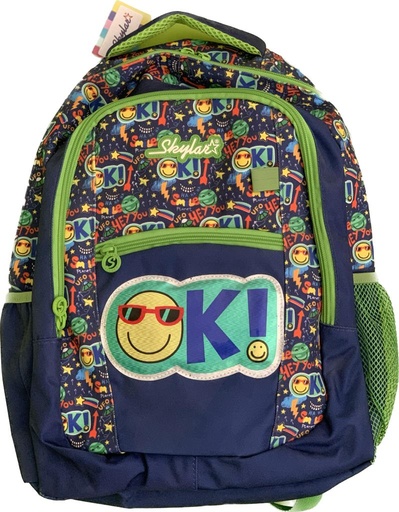 [MB-113-12BP] Sac à Dos 12" 1 Poche Visuelle 3D Bombe Garçon