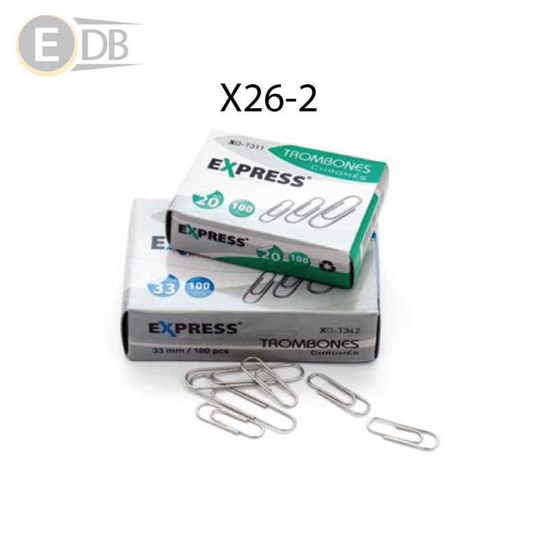 [X26-2] Trombones bout chevron (26mm)