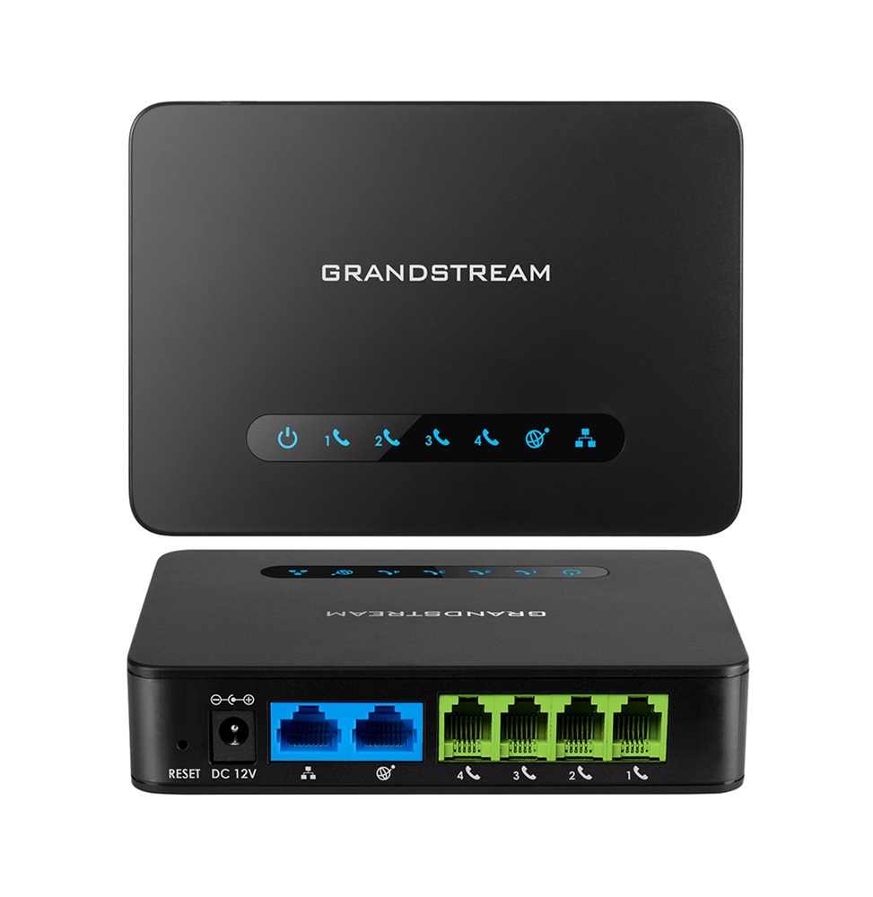[HT814] Grandstream HT814 : Puissant ATA à 4 ports FXS avec routeur NAT Gigabit.