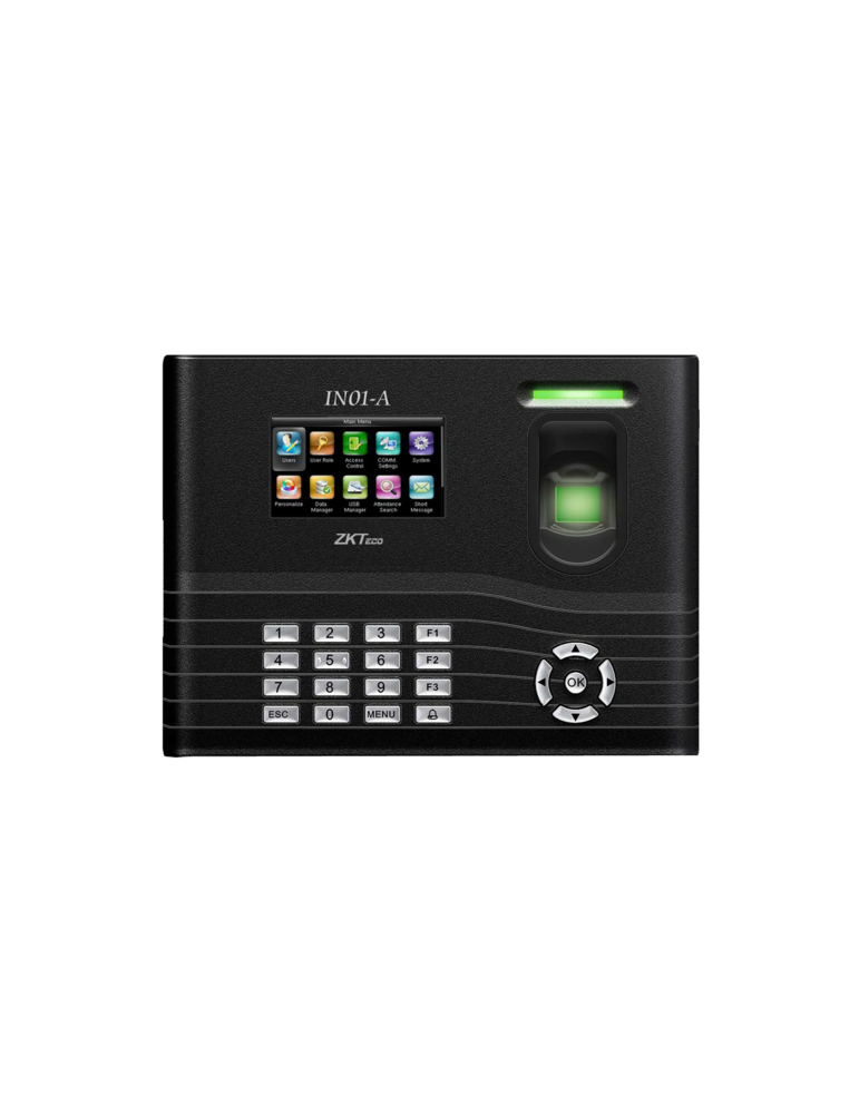 Lecteur Pointeuse biométrique Zkteco IN01+ID